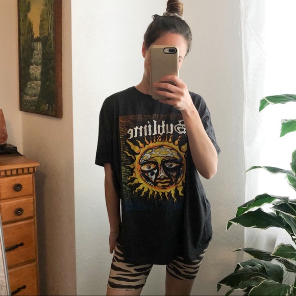 sublime Tops - Sublime Stamp Sun Band Tee Size XL